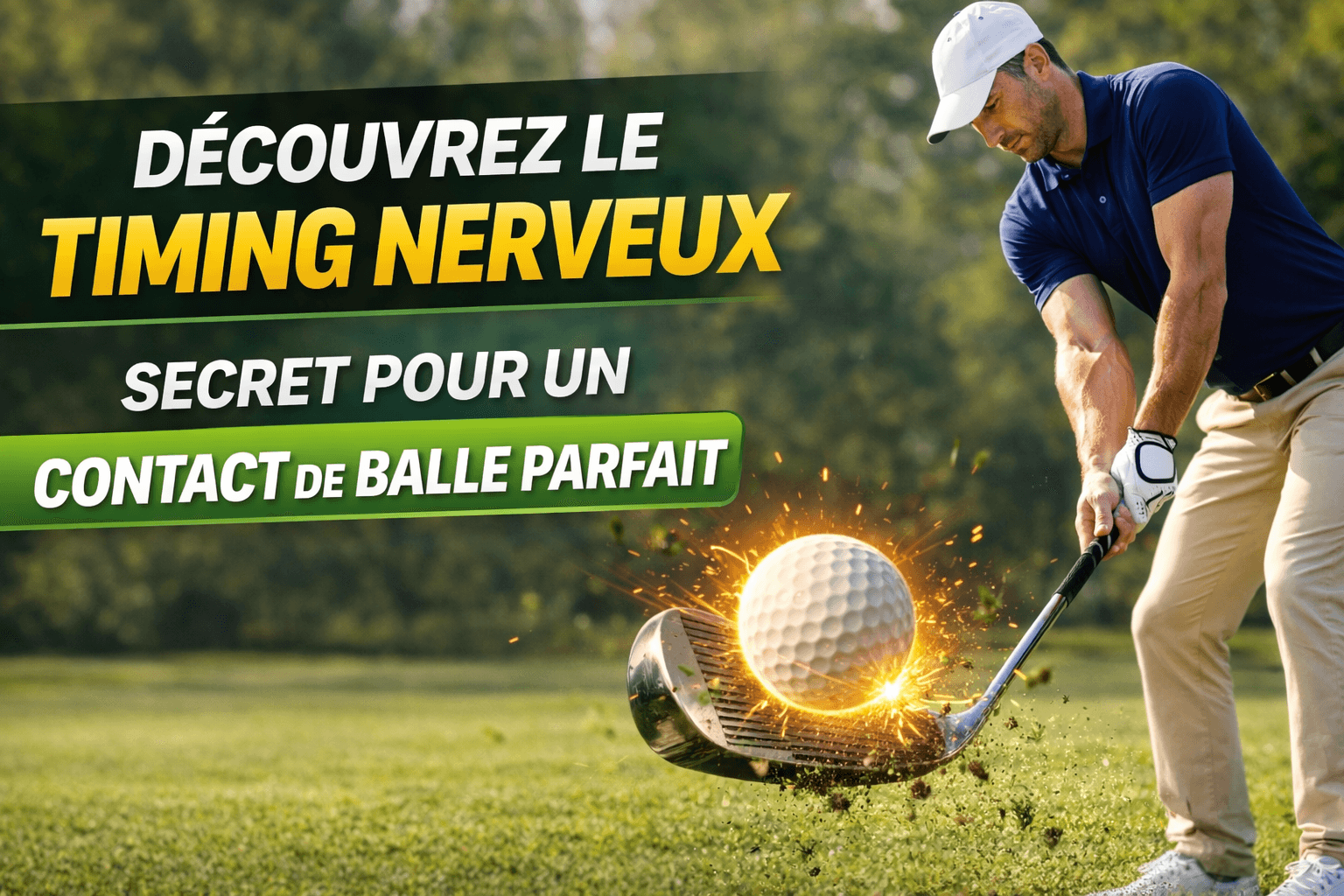 Découvrez le « Timing Nerveux » : Secret pour un Contact de Balle Parfait au Golf